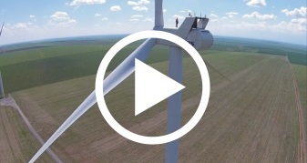 filmari cu drona media, centrale eoliene