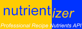Professional Recipe Nutrients API